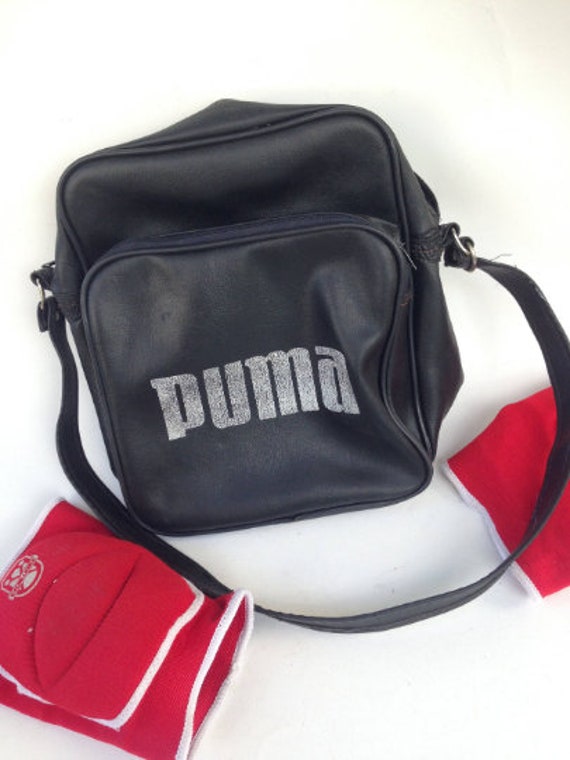 Vintage Puma bag, Crossbody Bag, vinyl crossbody … - image 7
