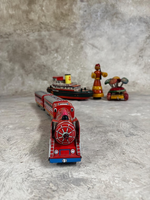ヴィンテージブリキ製おもちゃの列車：1960年代マウンテンエクスプレス