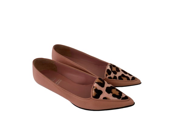 Vintage 90s Pink Fur Pumps, Pink Pumps, Heel Pumps