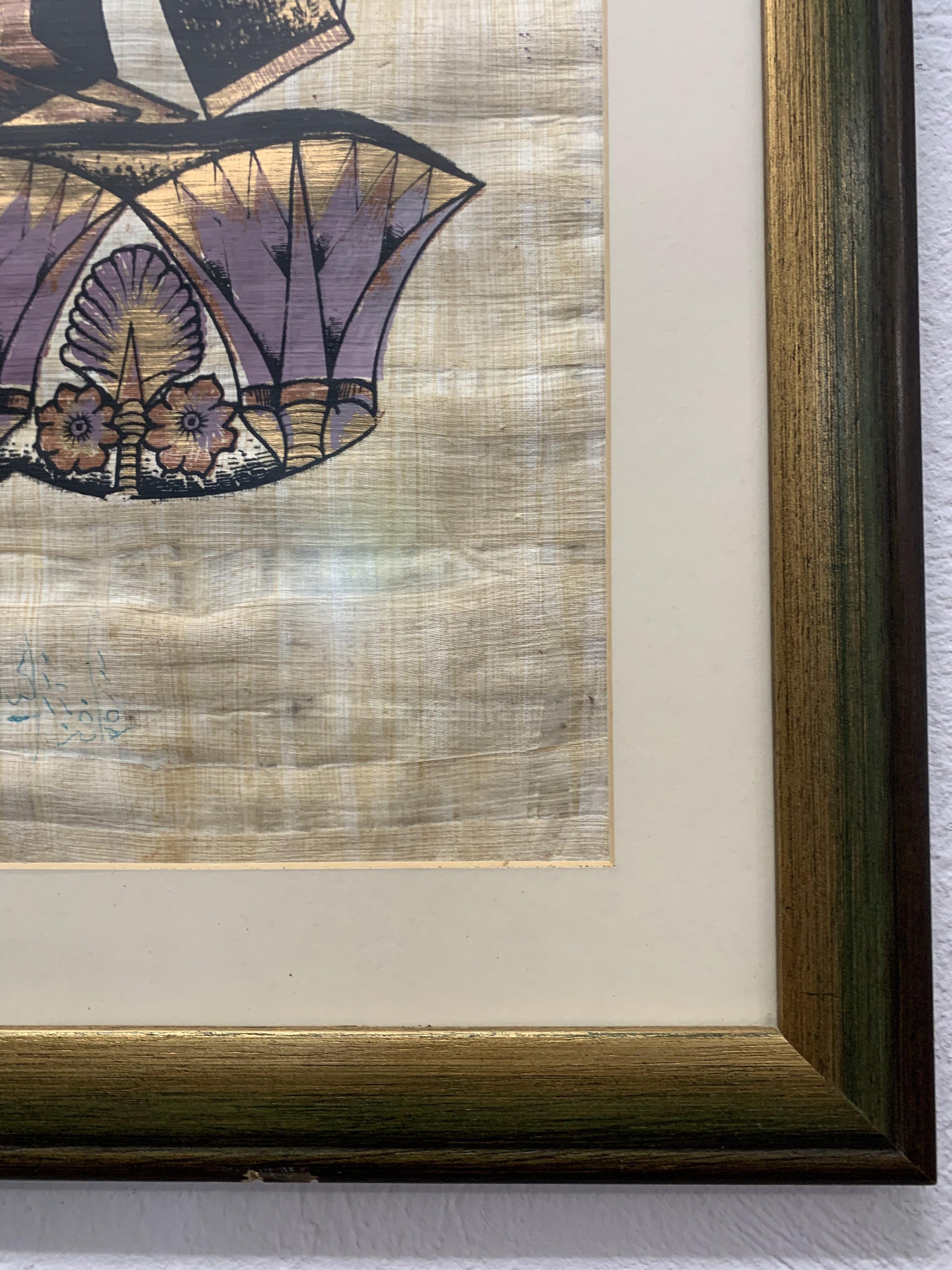 エジプト　パピルス画 「アメン神の音楽家たち」 エジプト パピルス画 「アメン神の音楽家たち」 - メルカリ