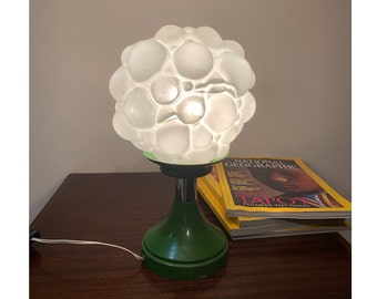 Beschikbaar Bloeden Maladroit Vintage bubble glass lamp | Etsy