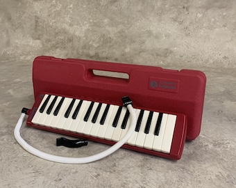 Hohner melodica alto 赤 ケース付き メロディカ・アルト Hohner Melodica Alto Made in Germany w/ Case & 2 Mouthpiece