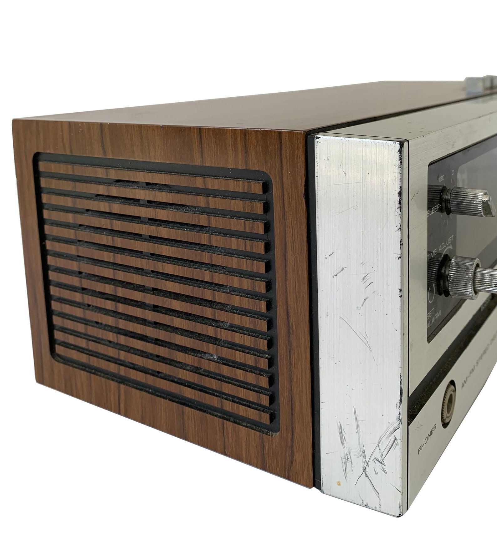 Vintage Soundesign AM FM Stereo Clock Radio Model 3933, Vintage Flip