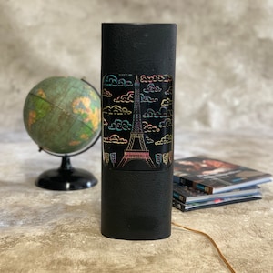 Unique Table Lamp with Paris Eiffel Tower Paris souvenir.