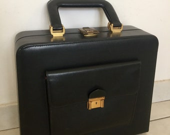 Vintage Kosmetiktasche aus Öko-Leder: Schicker Reiseorganizer