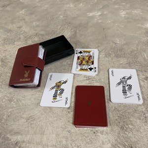 SALE! Vintage Deck of Playboy Playing Cards Red Box AK 7206