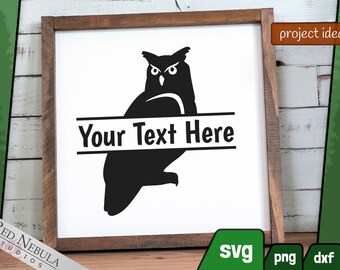 Download Split Owl Svg Etsy