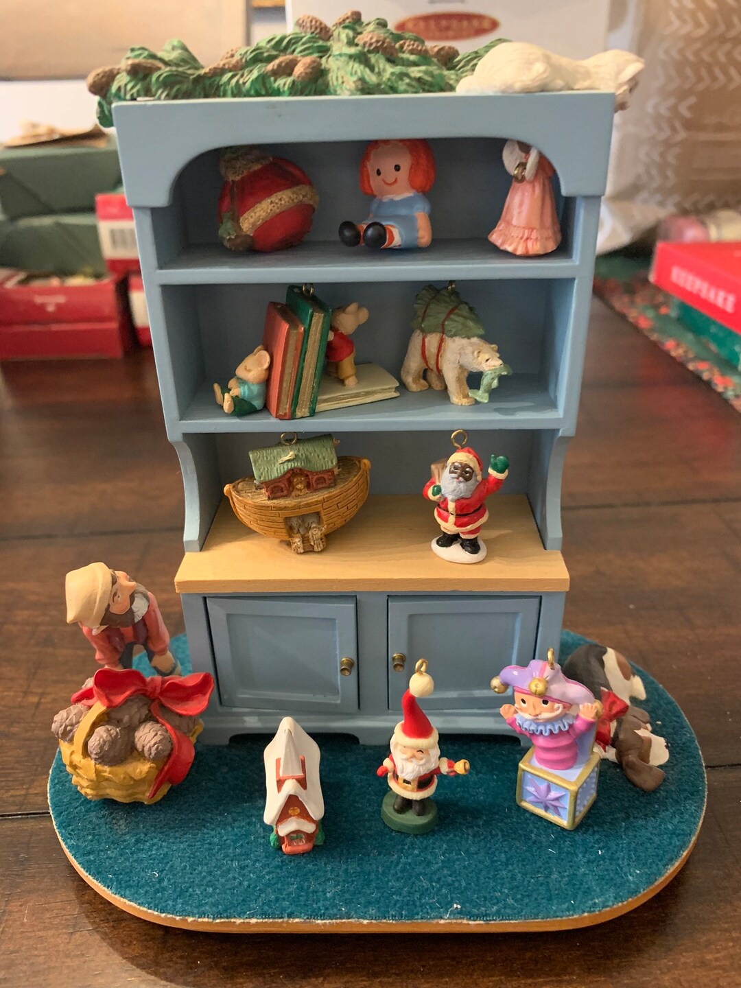 Hallmark Mrs Claus Cupboard. Etsy