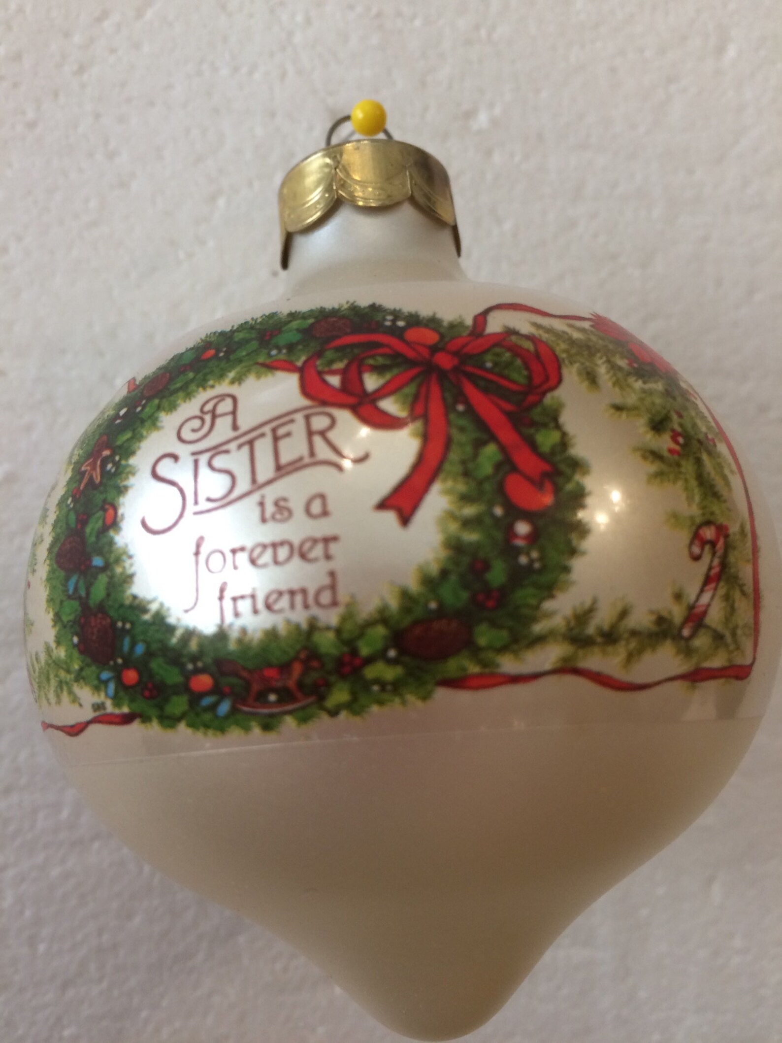 Hallmark Glass Sister Ornament Etsy