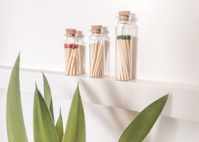 evergreen # candle Match jar w matches Scarlet red or white tip Safety matches made w wood from responsibly managed forests striker