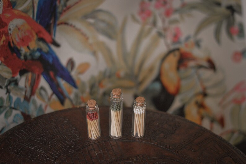 evergreen # candle Match jar w matches Scarlet red or white tip Safety matches made w wood from responsibly managed forests striker