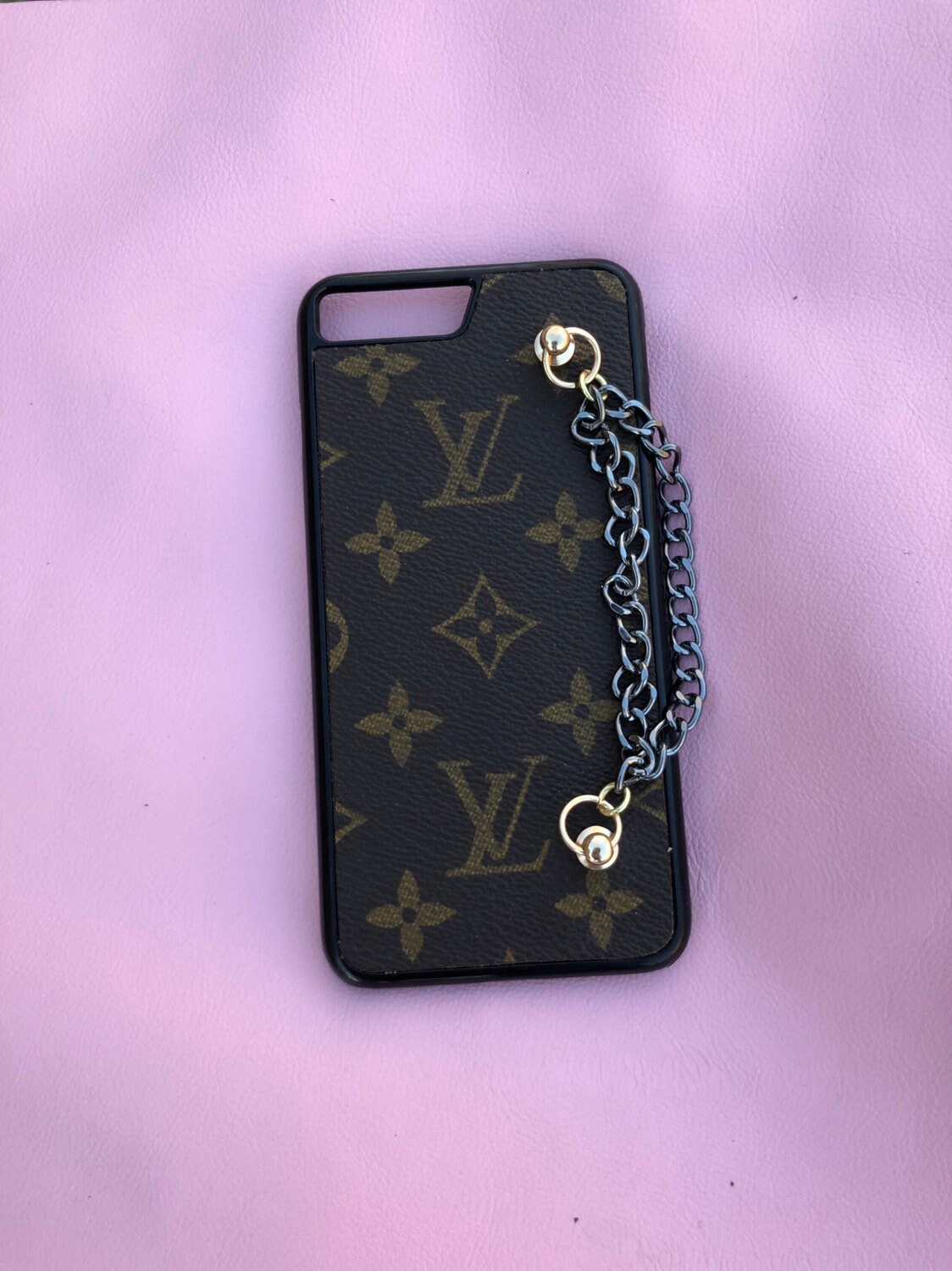 IPhone XR 7 8 X Plus case w/ Louis Vuitton canvas | Etsy