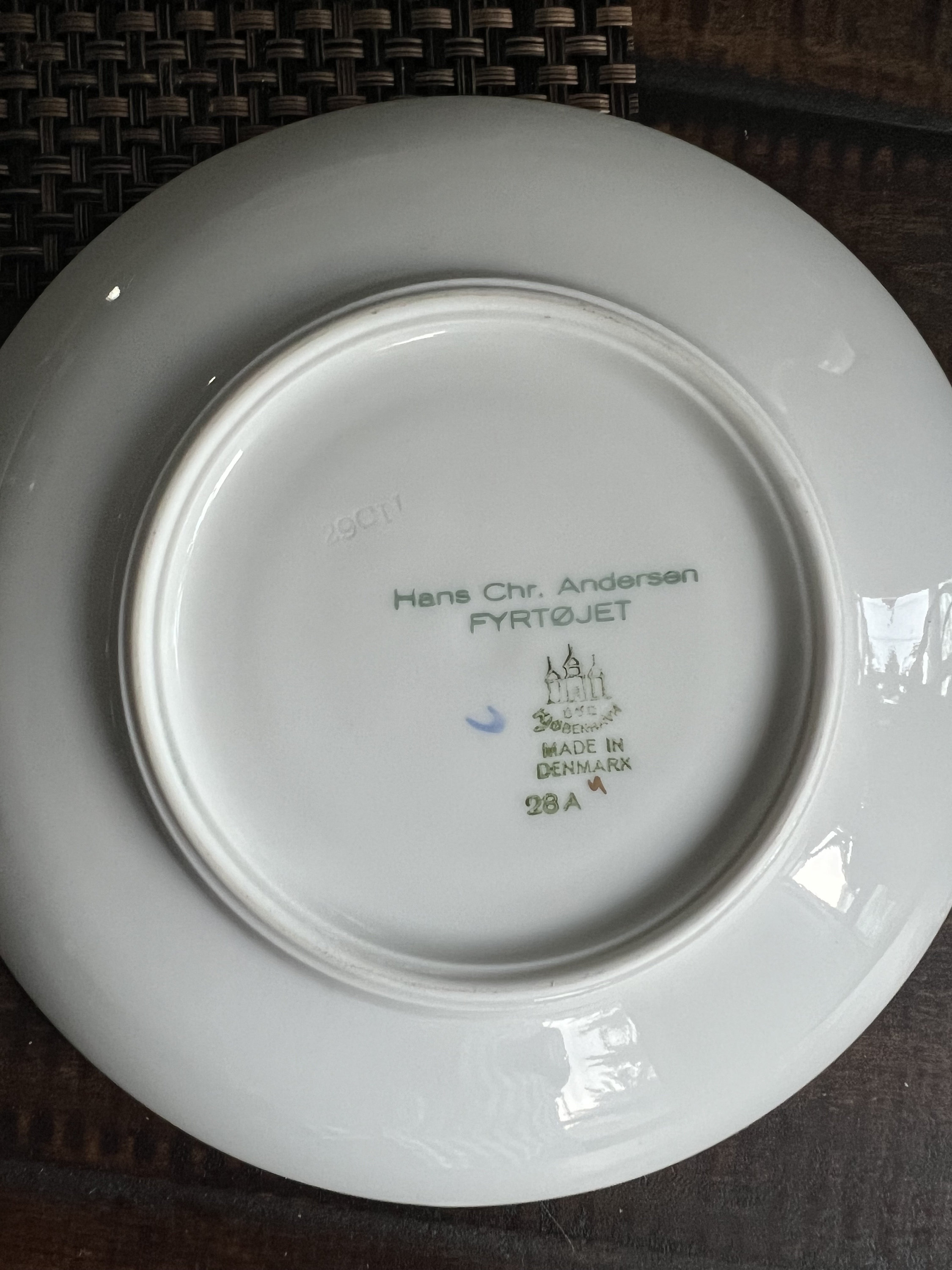 Bing & Grøndahl Hans Christian Andersen Plate Set – Danish 