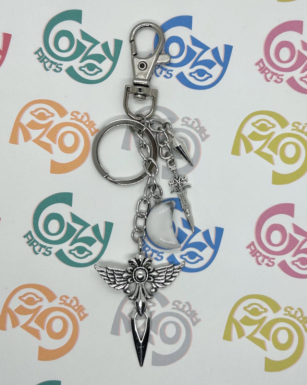 Monster Reborn Yugioh/anime/manga Inspired Keychain Jewelry Charms Bag ...