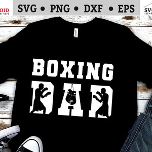 Boxing Dad SVG Files: Boxer MMA Graphic Art (Digital Download)