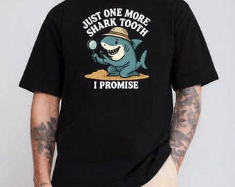 Funny Shark Tooth PNG: Just One More, Transparent Background (Digital Download)