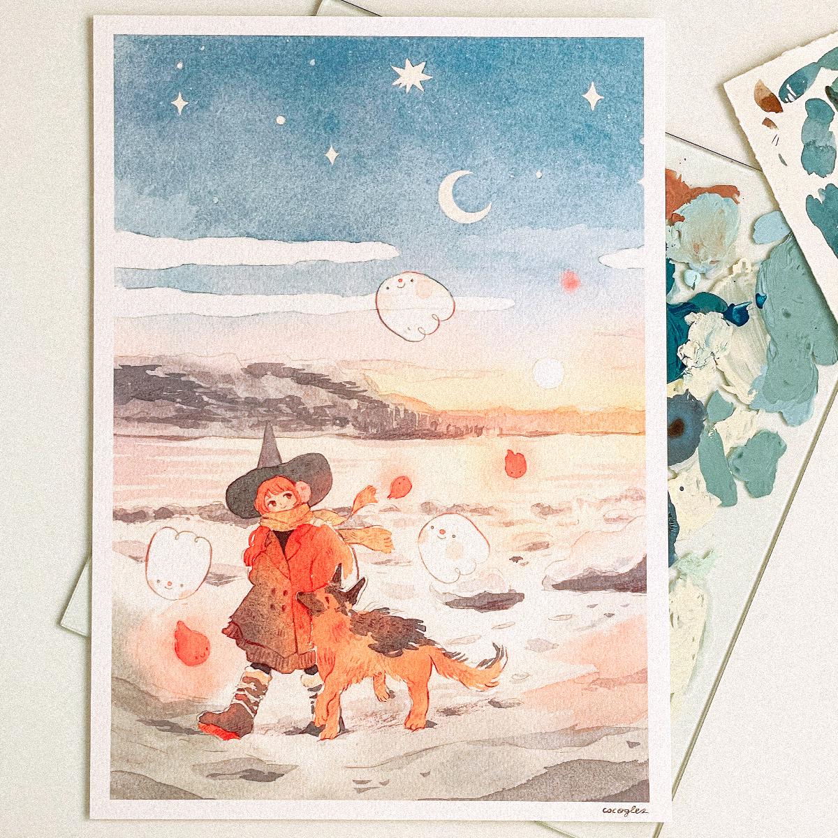 the yearly spirits - A4 print