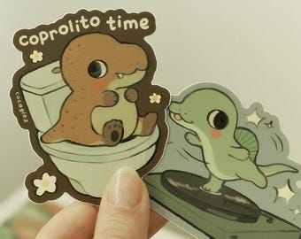 dinosaur time - vinyl stickers
