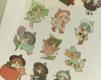 witchies - washi sticker sheet