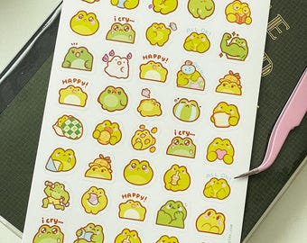 Frog moods - Sticker sheet
