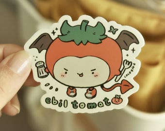 ebil tomato - vinyl sticker