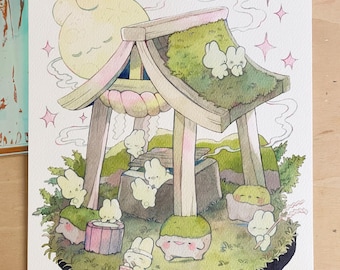 wishing well - print