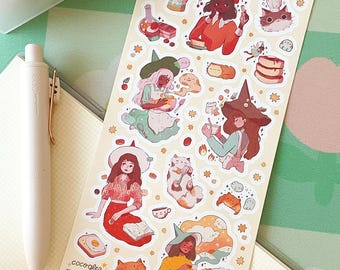 bakery witches - sticker sheet STICKII