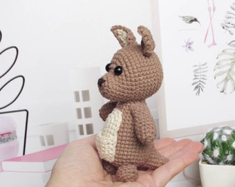 Peluche de canguro personalizado, adorno de canguro, regalo de baby shower de canguro