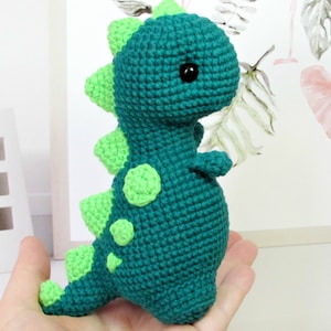 Dark teel baby dinosaur T rex