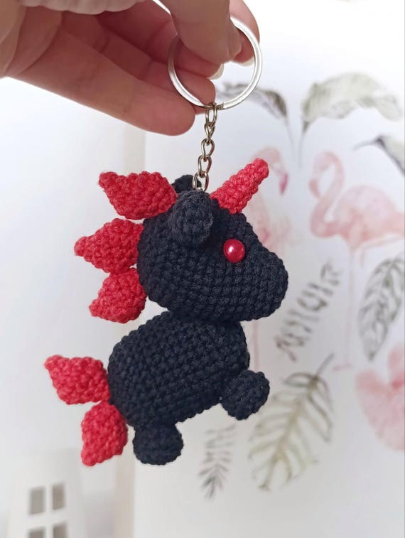 Evil Unicorn, Adopt Me Plush, Cute Keychain Plush - Etsy