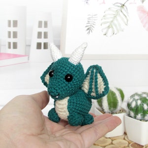 Dark teel drakenpluche, drakendecor, opgezette dieren en knuffels draak, drakencadeau