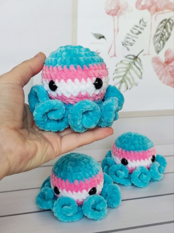 Lgbt gifts, transgender stuffed animals, small transgender flag, transgender gift, transgender seal