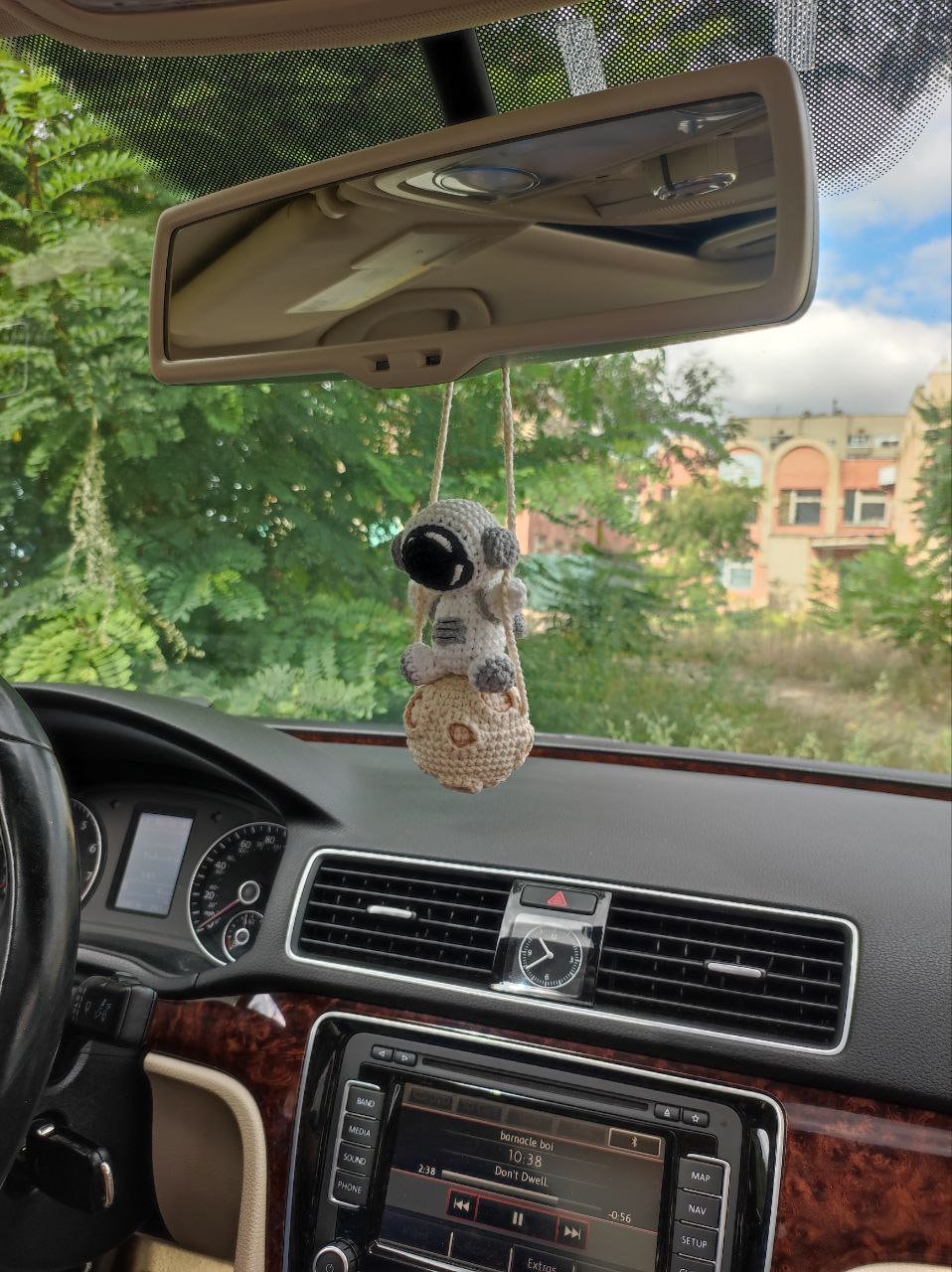 Ciondolo Portafortuna Per Auto In Legno Di Bosso: Buddha Intagliato Per Specchietto Retrovisore - Marrone - 5