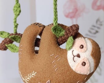 Car mirror decor, sloth lover gifts, bus driver gift