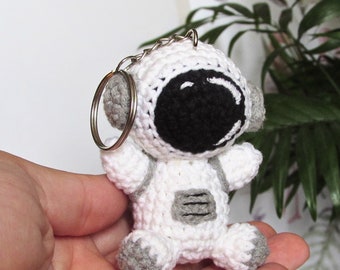 Cute keychain plush, space gifts for men, space theme birthday, astronaut figurine