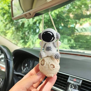 Auto Spiegel Dekor, Auto Rückspiegel hängen Zubehör, Weltraum Geschenke für Männer