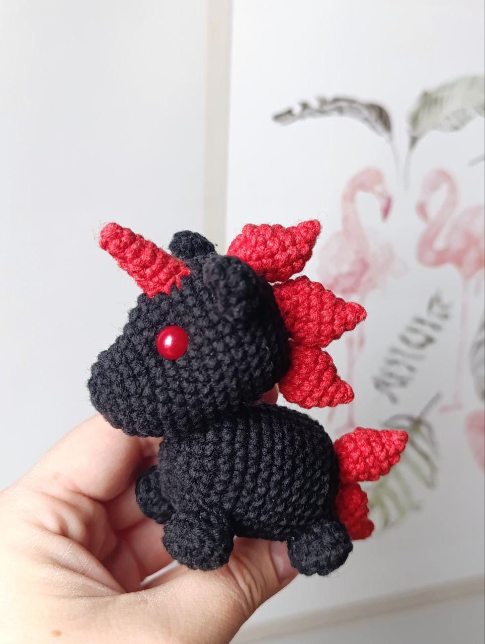 Evil Unicorn, Adopt Me Plush, Cute Keychain Plush - Etsy