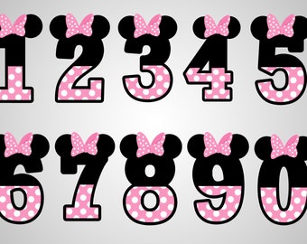 Minnie mouse birthday svg | Etsy
