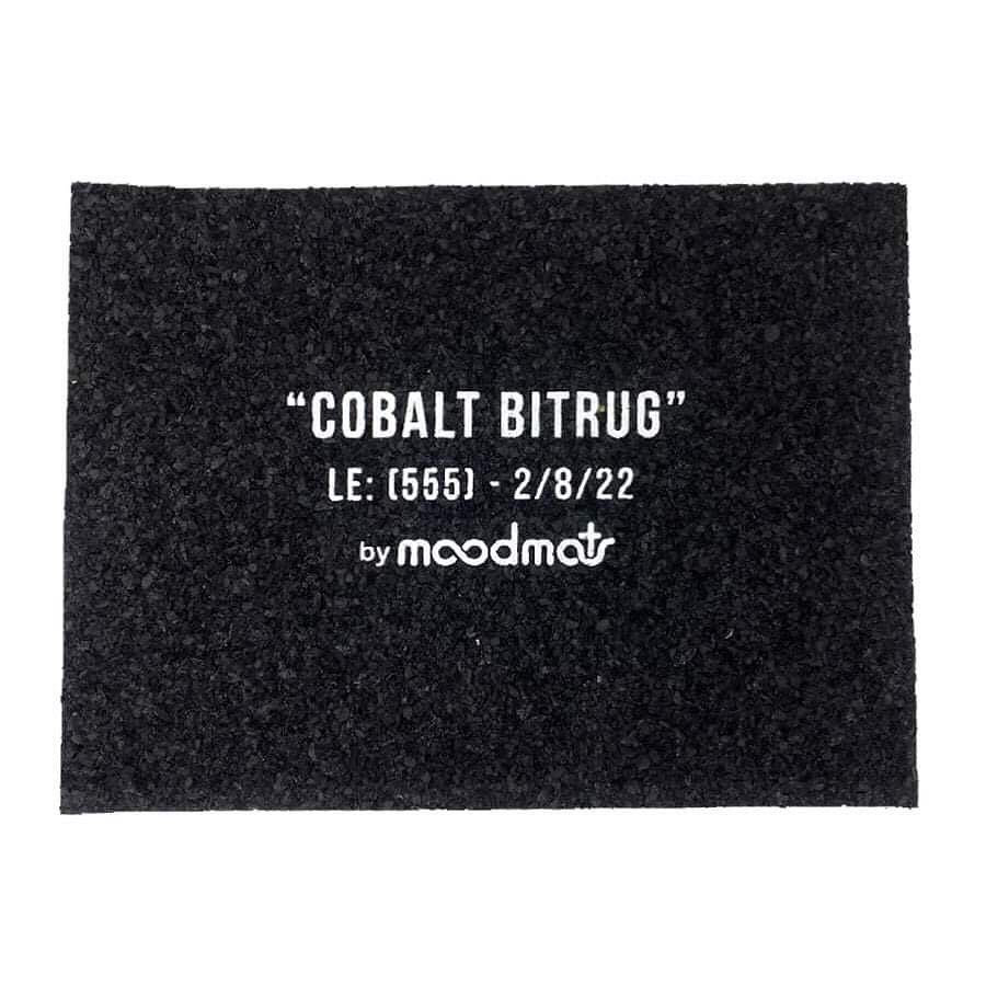 Cobalt Bitrug UV Reactive Mood Mat 8.25 X 11 Limited Edition 555