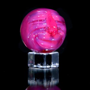 GPS Glass - "Head Full of Mushrooms" - Sculpted Glass Art Marble by Gregory Paul Schuyer heady pendant crystal slurper set quartz banger cap