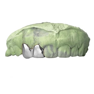 Real Solid 925 Sterling Silver Grillz Two Side Teeth Double Caps Canine Teeth Grills Slugs