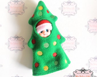 Baby Elf Christmas Tree Costume