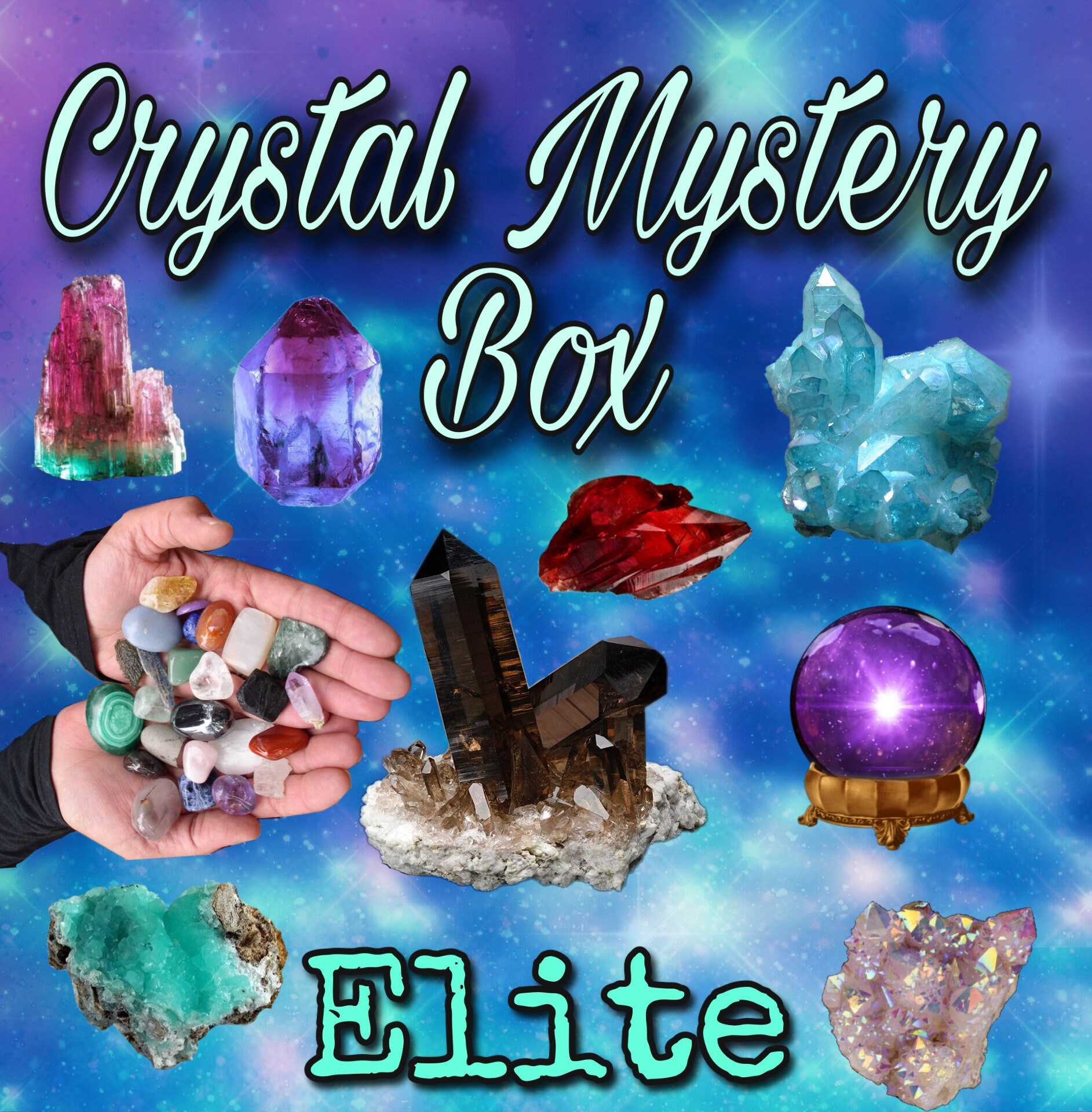 Crystal Mystery Box Intuitively Chosen Elite size option Etsy
