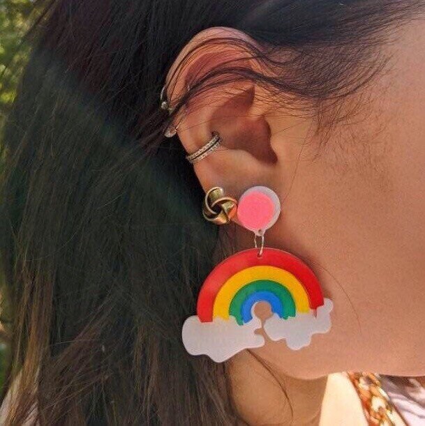Rainbow Princess Earrings Rainbow Princess Earrings