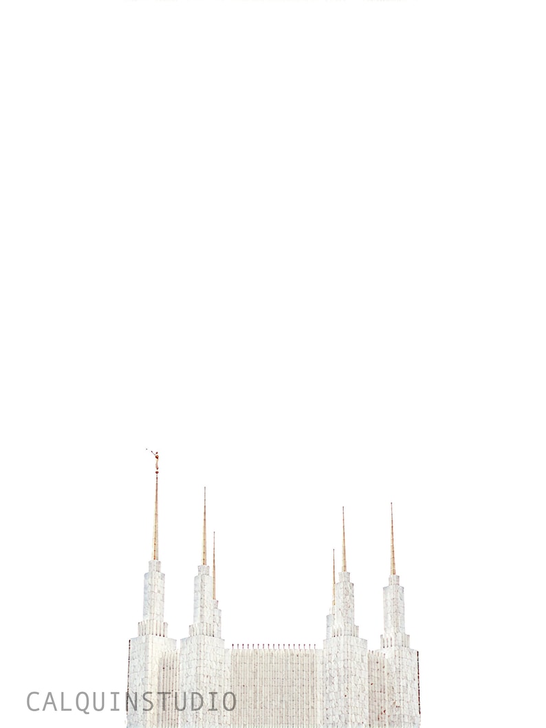 Washington DC Temple Print - Etsy