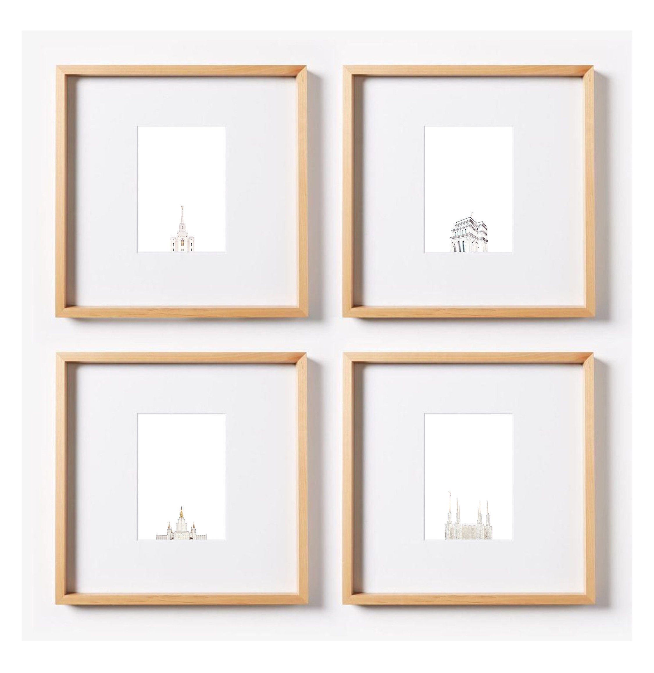 Oakland California Temple Print - Etsy