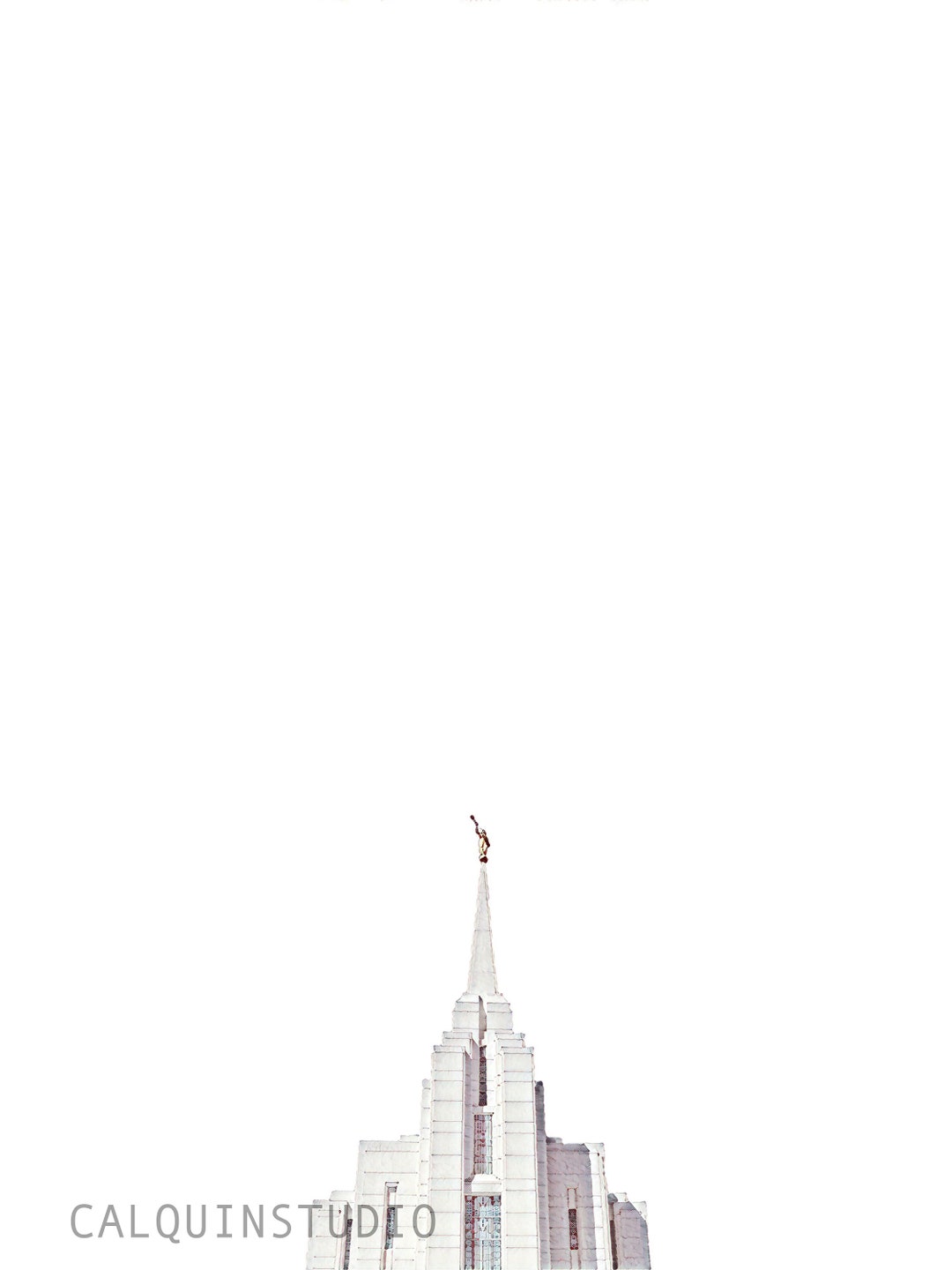 Rexburg Idaho Temple Print - Etsy