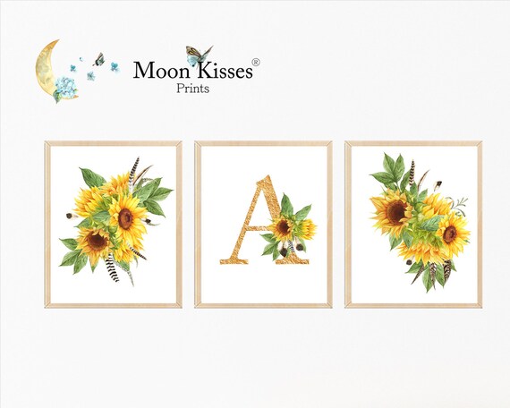 sunflower nursery decor