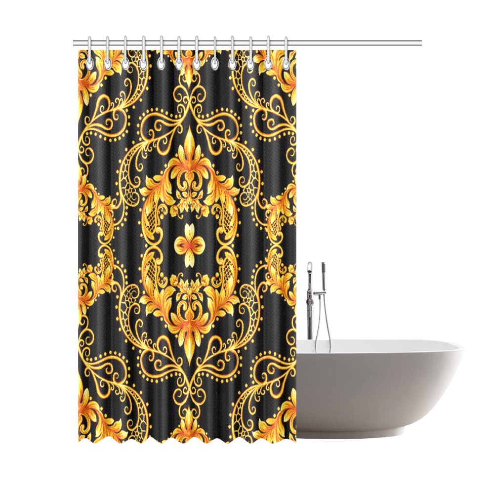 Versace Style 11 Custom Pattern Fancy Shower Curtain 72 Etsy