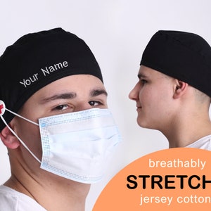 Personalized surgical hat, monogrammed Scrub Cap, with PERSONALIZATION embroidery, doctor hat
